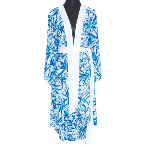 Tropics - Royal Blue Kimono...