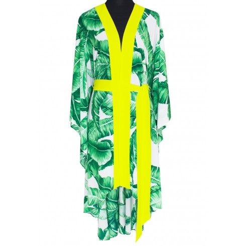 Jungle - Green Palm Kimono...