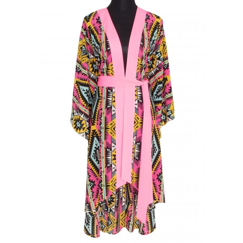 Tribal - Kimono (Neon Pink)