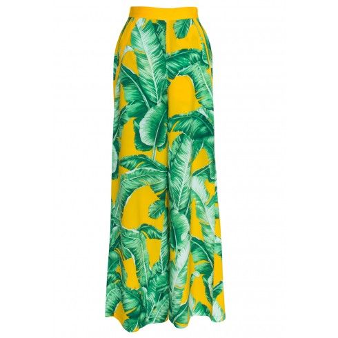 Jungle - Yellow Palm Pants...