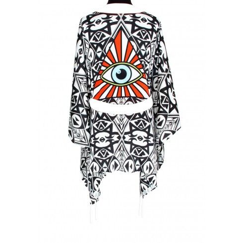 Tulum – Tribal Eye Kimono...