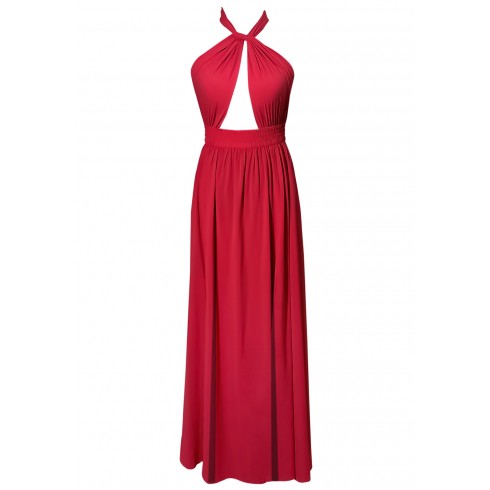 Monochrome - Red Vera Dress