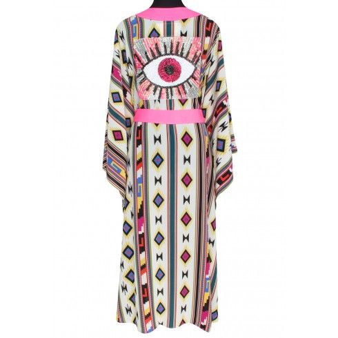 Boho - Pink Navajo Kimono...