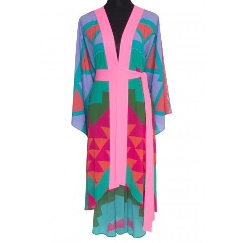 Tribal – Pink Peaks Kimono...