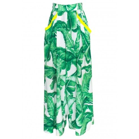 Jungle - Green Palm Pants...