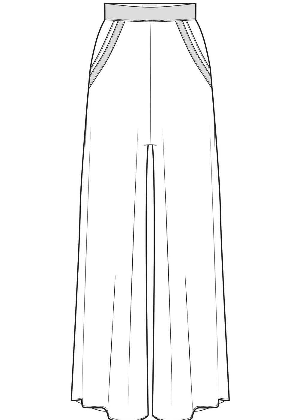 Jungle - Blue Palm Pants (Black)