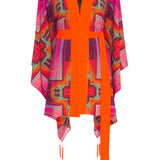Tribal - Pink Kimono (Neon Orange)