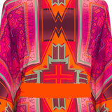 Tribal - Pink Kimono (Neon Orange)