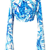 Euphoria - Mystic Forest Angel Cut Crop Top