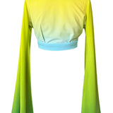 Ombré - Freedom Angel Cut Crop Top