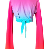 Ombré - Paradiso Angel Cut Crop Top