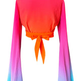 Ombré - Sorrento Angel Cut Crop Top