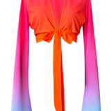 Ombré - Sorrento Angel Cut Crop Top