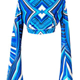 Tribal - Panacea Angel Cut Crop Top