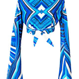 Tribal - Panacea Angel Cut Crop Top
