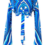 Tribal - Panacea Angel Cut Crop Top