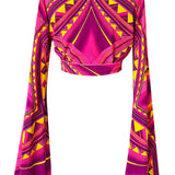 Tribal - Elixir Angel Cut Crop Top
