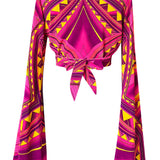 Tribal - Elixir Angel Cut Crop Top