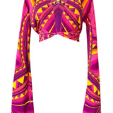 Tribal - Elixir Angel Cut Crop Top