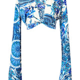 Siciliana - Aurora Angel Cut Crop Top