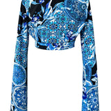 Siciliana - Luna Angel Cut Crop Top