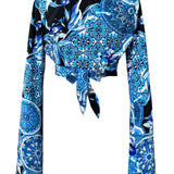 Siciliana - Luna Angel Cut Crop Top