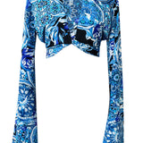 Siciliana - Luna Angel Cut Crop Top