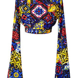 Siciliana - Valentina Angel Cut Crop Top