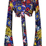 Siciliana - Valentina Angel Cut Crop Top