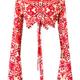 Siciliana - Rosa Angel Cut Crop Top