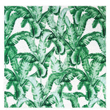 Jungle - Green Palm Scarf (Off-White)