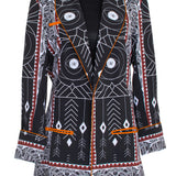 Tulum – Black Magic Blazer (Neon Orange)