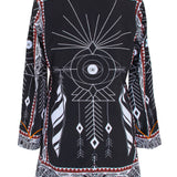 Tulum – Black Magic Blazer (Neon Orange)