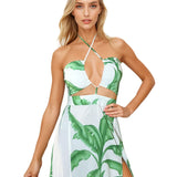 Jungle - White Palm Rio Dress