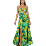 Jungle - Monstera Yellow Rio Dress