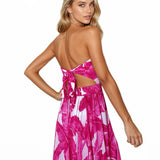 Jungle - Pink Palm Rio Dress