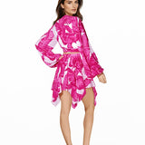 Jungle - Pink Palm Capri Skort