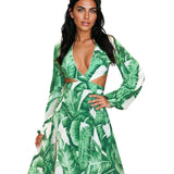 Jungle - Green Palm Isla Dress