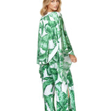 Jungle - Green Palm Pants (Off-White)