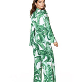 Jungle – Green Palm Cropped Shirt