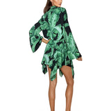 Jungle – Black Palm Cropped Shirt