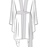 Monochrome - Chocolate Kimono (Chocolate)