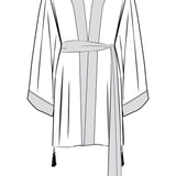 Jungle - Yellow Palm Kimono (Yellow)