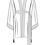 Monochrome - Black Kimono Love (Neon Pink)