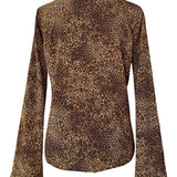 Safari - Leopardini Cropped Shirt