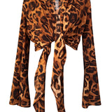 Safari - Bronze Leo Cropped Shirt