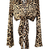 Safari - Cheetah Cropped Shirt