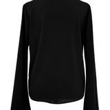 Monochrome - Black Cropped Shirt