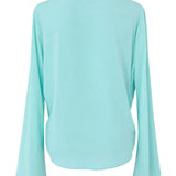 Monochrome - Azure Cropped Shirt