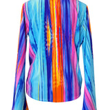 Tribal – Waterfall Cropped Shirt